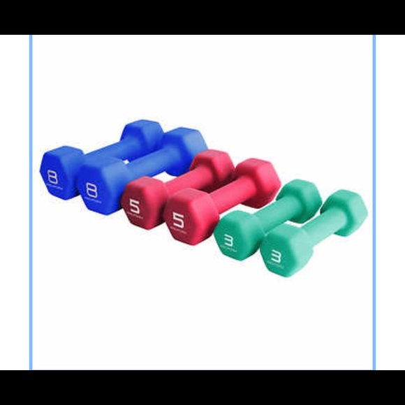 (3) Pairs ProForm Neoprene Dumbbell Set - Picture 2 of 3